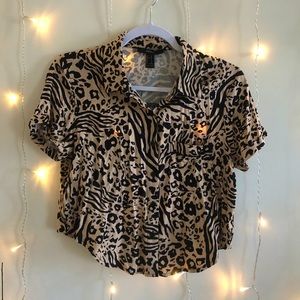 Forever 21 button up shirt